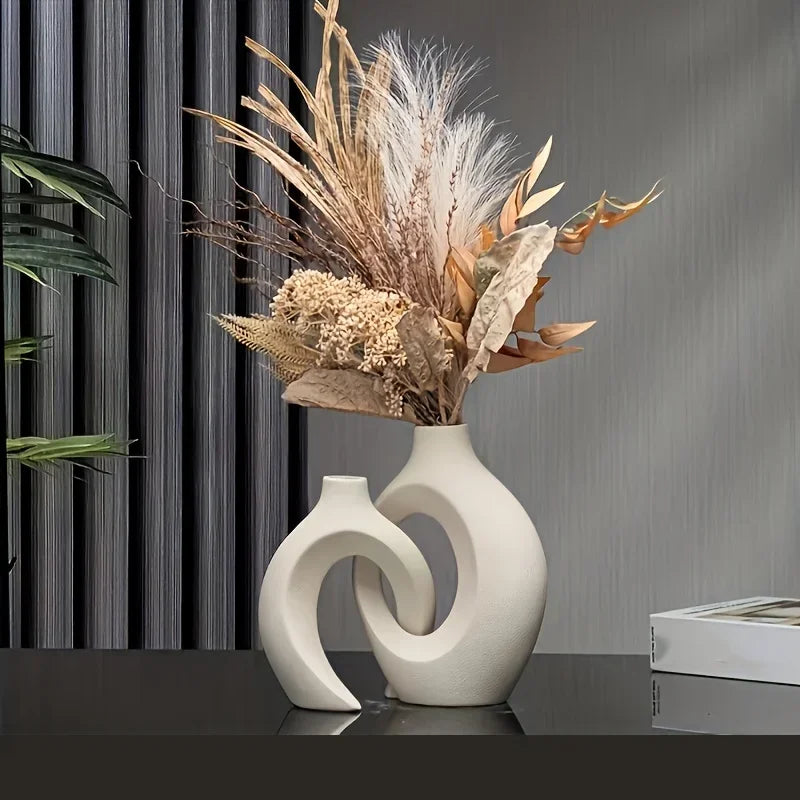 Ceramic Vase Works of Art, Living Room Bedroom Study Cafe and Other Ornaments, Gifts for Lovers during Festivals.
