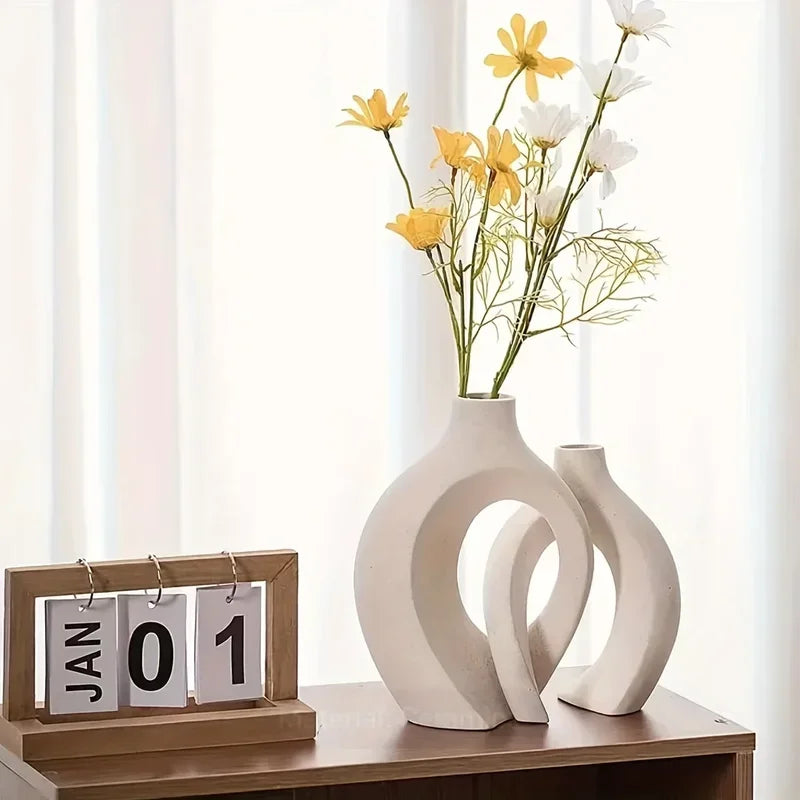 Ceramic Vase Works of Art, Living Room Bedroom Study Cafe and Other Ornaments, Gifts for Lovers during Festivals.