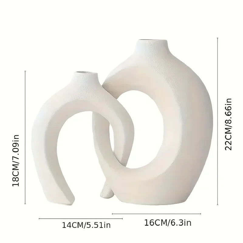 Ceramic Vase Works of Art, Living Room Bedroom Study Cafe and Other Ornaments, Gifts for Lovers during Festivals.