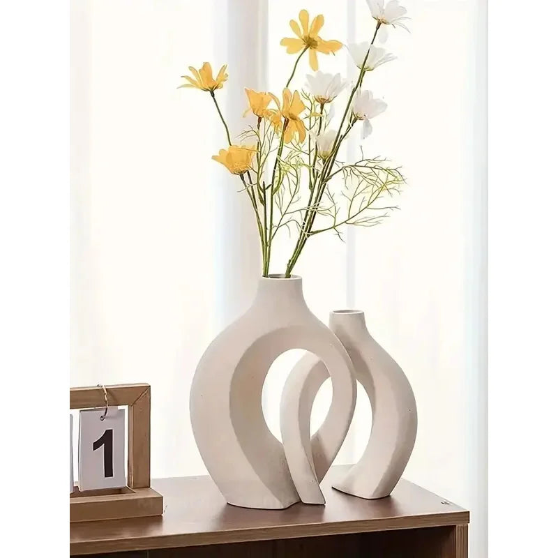 Ceramic Vase Works of Art, Living Room Bedroom Study Cafe and Other Ornaments, Gifts for Lovers during Festivals.